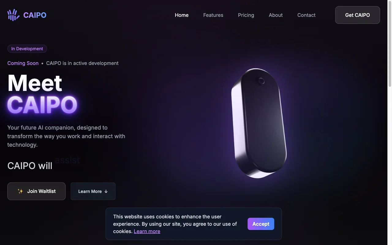 CAIPO.ai application interface