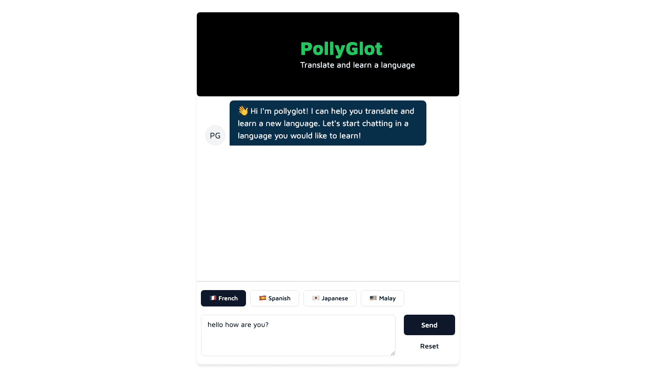 Screenshot of Pollyglot